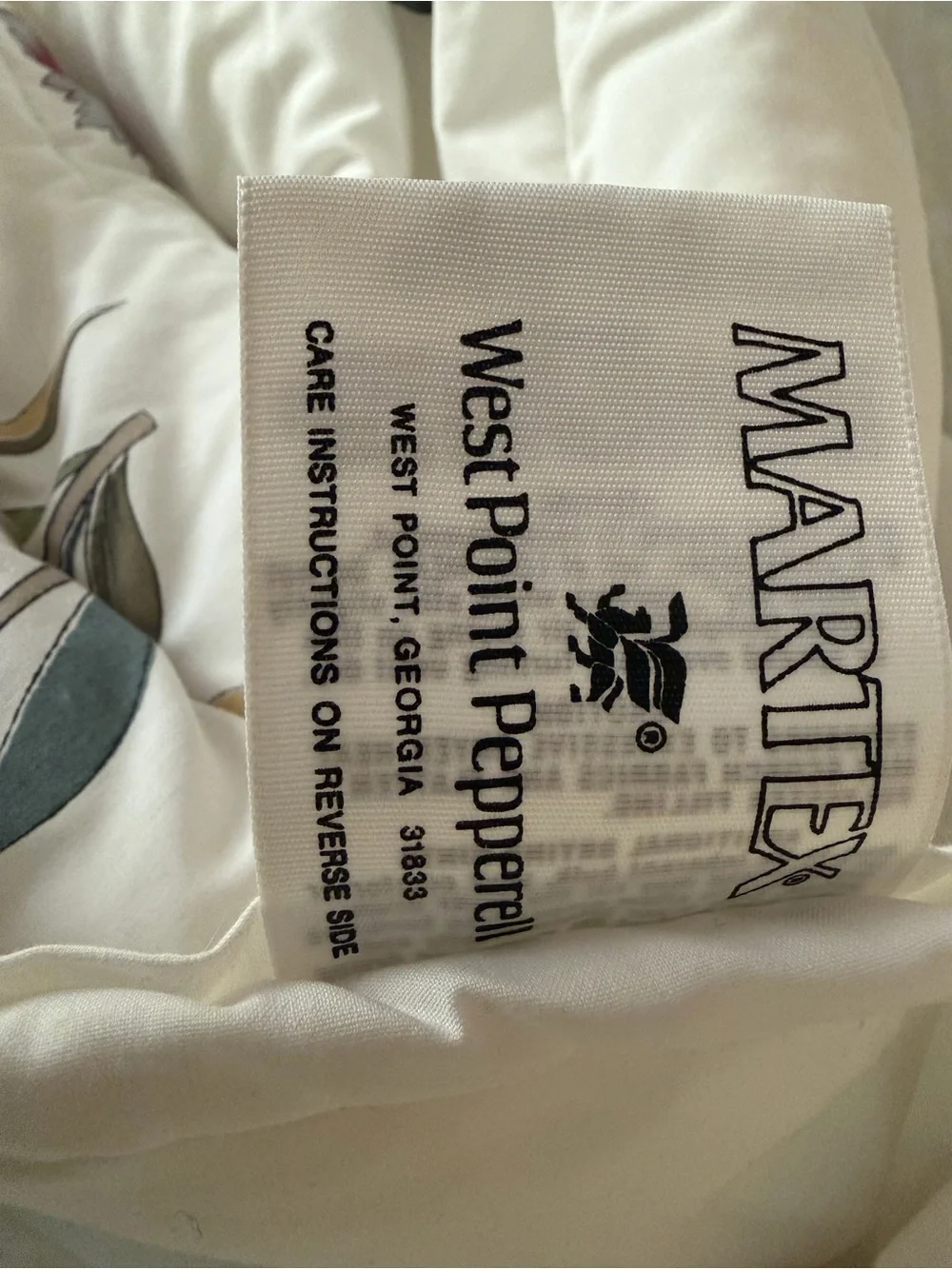 Matex 90’s Vintage floral White Bedspread w/ pillowcases